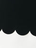 Scalloped detail shift dress