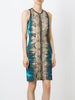 Snakeskin print dress