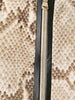 Snakeskin print dress