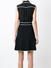 bow detail sleeveless dress