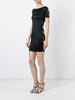 Logo letter embellished mini dress