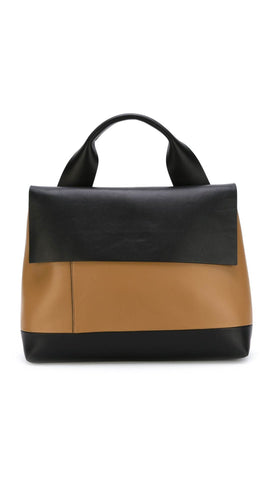 Colour block tote