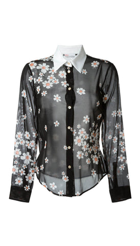 Daisy print blouse