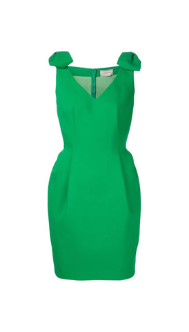 Bow detail to the shoulder dress