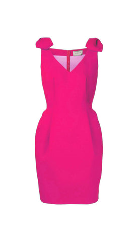 Bow detail to the shoulder dress