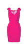 Bow detail to the shoulder dress