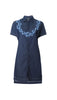Denim shirt dress