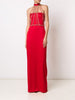 Chain detail gown