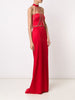 Chain detail gown