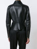 Belted biker jacket