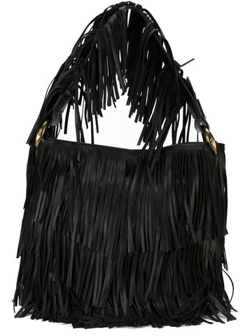 Fringes nappa handbag