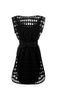 Macrame open lace dress