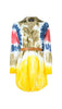 Tie-dye shirt dress