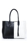 Colour block tote