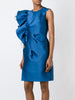 Ruffle sleeve cocktail dress