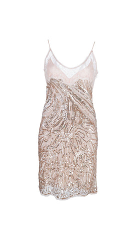 Embroidered woven dress