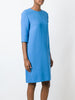 Patch pocket shift dress