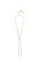 Draped dual necklace