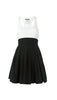 Pleated skirt tank dress