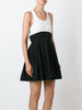 Pleated skirt tank dress