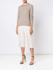 Jewel neck sweater