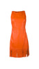 Fringed fitted dress
