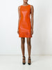 Fringed fitted dress