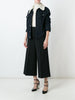 Wide leg cropped trousers
