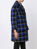 bouclé check coat