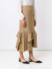 Ruched detail pencil skirt