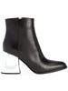 cut-out heel boots