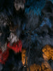 round neck fur jacket