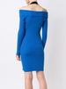 halterneck knitted dress
