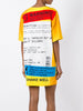 prescription print shift dress