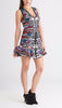 Printed Flounce Dress