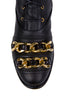 Black Quilted Boot