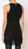 'Tiger' jacquard fringed tank top