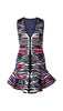 Printed Flounce Dress