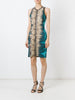 Snakeskin print dress
