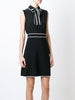 bow detail sleeveless dress