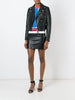Cropped biker jacket