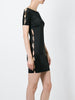 Logo letter embellished mini dress