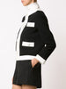 Monochrome cropped jacket
