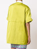 Bow appliqué oversized jacket