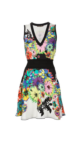Flower print dress