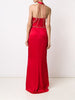 Chain detail gown