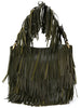 Fringes nappa handbag