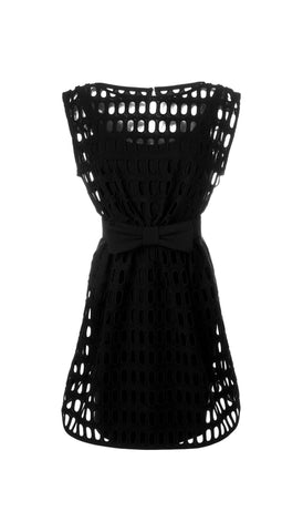 Macrame open lace dress