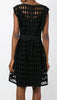 Macrame open lace dress