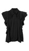 Ruffle detail blouse